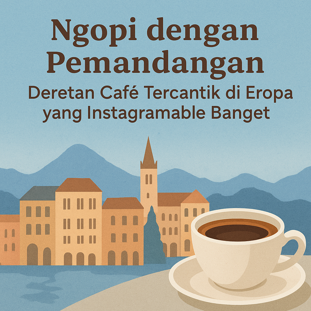 ☕ Ngopi dengan Pemandangan: Deretan Café Tercantik di Eropa yang Instagramable Banget
