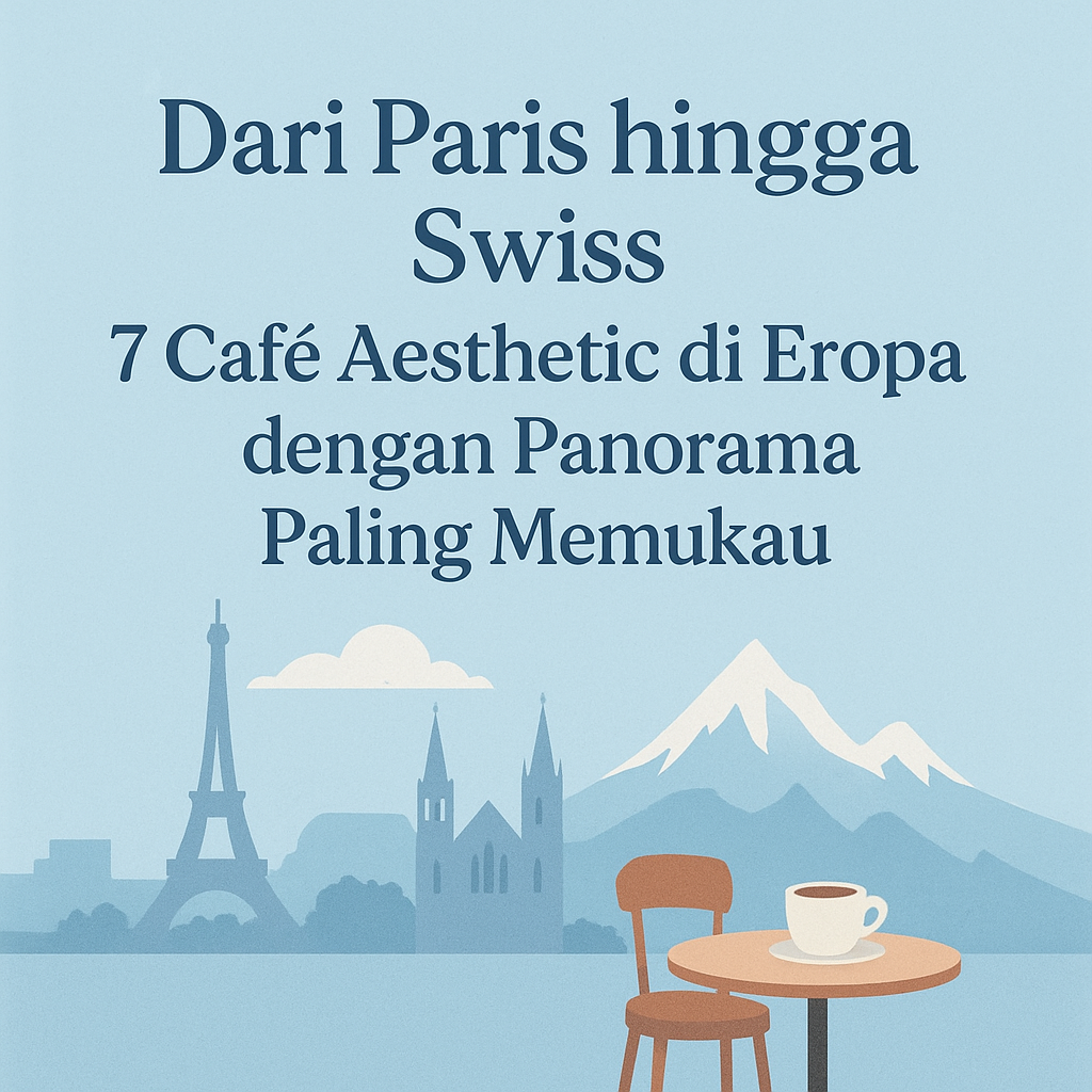 🌸 Dari Paris hingga Swiss: 7 Café Aesthetic di Eropa dengan Panorama Paling Memukau